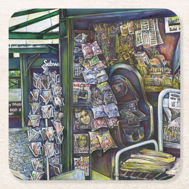 Wie kann ein Bild unfantasievoll sein? Rechteckiger Pappuntersetzer (Vorderseite)