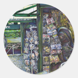 Wie kann ein Bild unfantasievoll sein? Runder Aufkleber