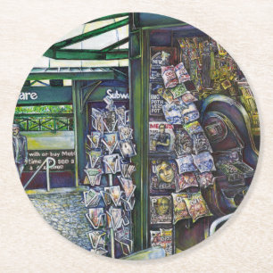 Wie kann ein Bild unfantasievoll sein? Runder Pappuntersetzer