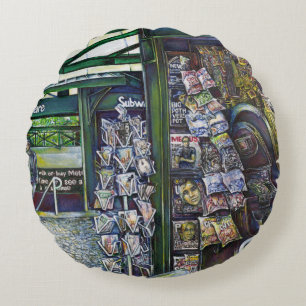 Wie kann ein Bild unfantasievoll sein? Rundes Kissen