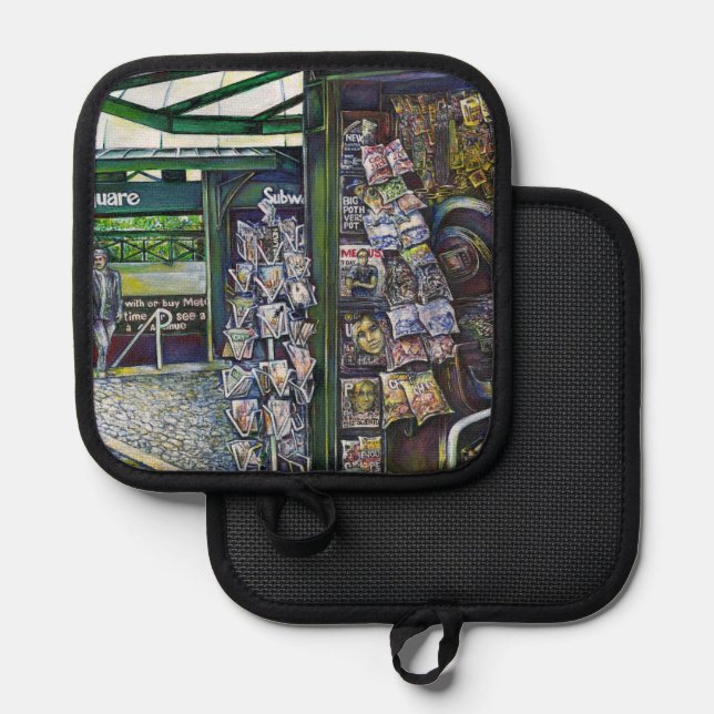 Wie kann ein Bild unfantasievoll sein? Topflappen (Vorderseite/Rückseite)