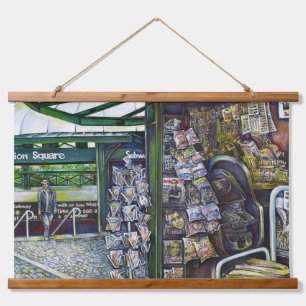 Wie kann ein Bild unfantasievoll sein? Wandteppich Mit Holzrahmen