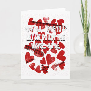 Wie kann ich dich nicht lieben Valentinstag Humor Karte