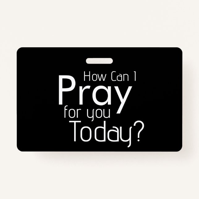 Wie kann ich für dich beten? Christlich Ausweis (Vorderseite)