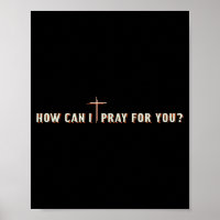 Wie kann ich für dich beten Jesus Kreuz Christlich
