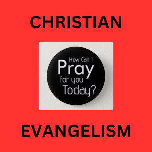 Wie kann ich für SIE beten? Christlich Button