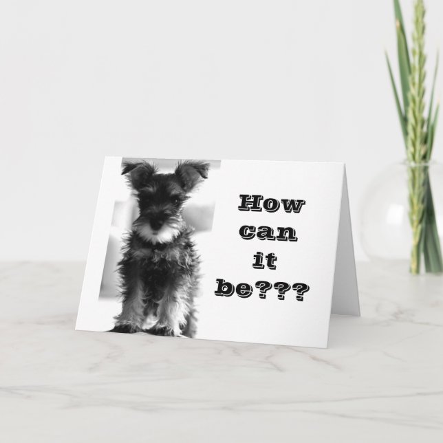 WIE KANN "YOU" "70" FUN BIRTHDAY CARD SEIN? KARTE (Vorderseite)