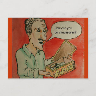 Wie kannst du krank sein? Postkarte