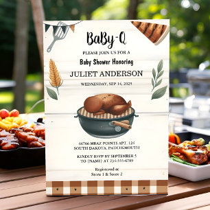 Wie Kariert Babyq Fun Food Steak Beef Grillen Baby Einladung