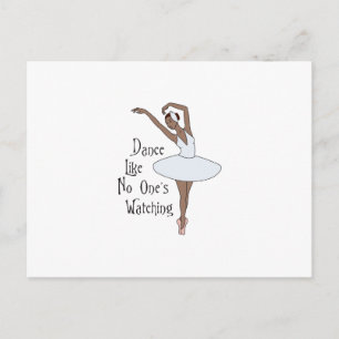 Wie keine zuschauen postkarte