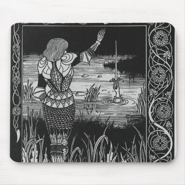 Wie Klinge Excalibur die Sir-Bedivere Cast Mousepad (Vorne)