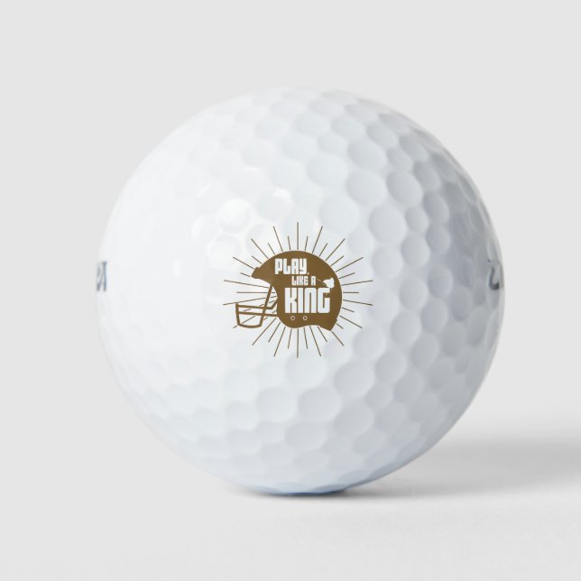 Wie König Golfball (Vorderseite)