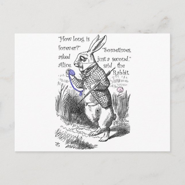 Wie lange ist es ewig? postkarte (Vorderseite)