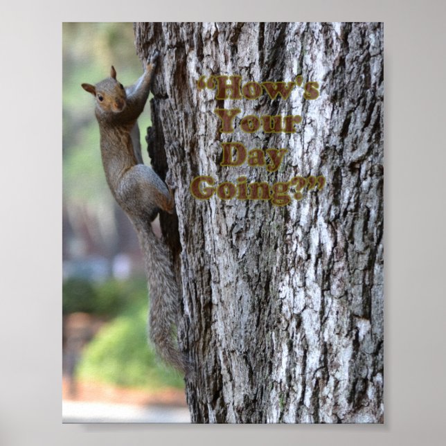 Wie läuft dein Tag? Poster (Vorne)