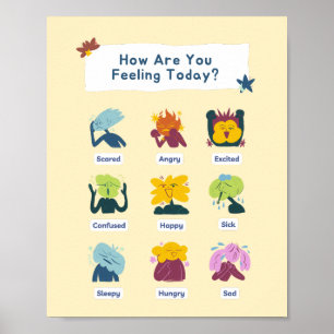Wie lernt man Gefühl School Bildung? Poster