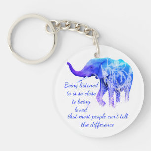 Wie Liebe Elephant Animal Ke gehört werden Schlüsselanhänger