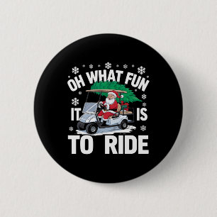 Wie lustig es ist, Weihnachtsmann fährt Auto Button