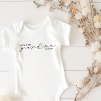 Wie macht Grandma Sound Baby Announctions Geschenk