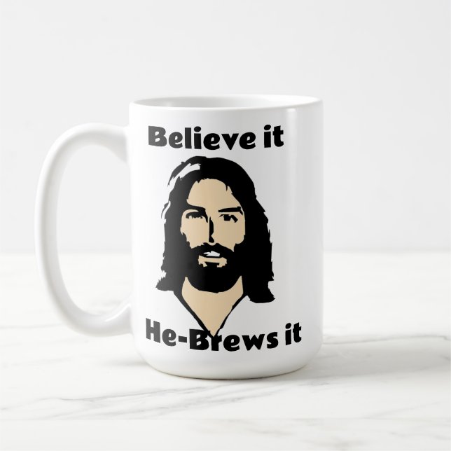 Wie macht Jesus seinen Kaffee? Hebrews It Kaffeetasse (Links)