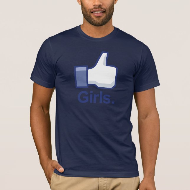 Wie Mädchen T-Shirt (Vorderseite)