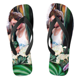 Wie magst du diese Melonen? Flip Flops
