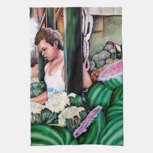 Wie magst du diese Melonen? Geschirrtuch