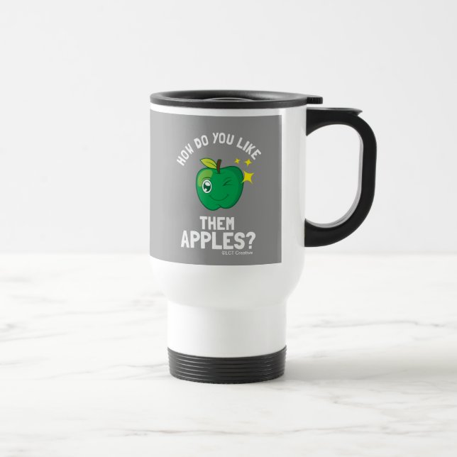 Wie magst du sie Äpfel? Reisebecher (Rechts)