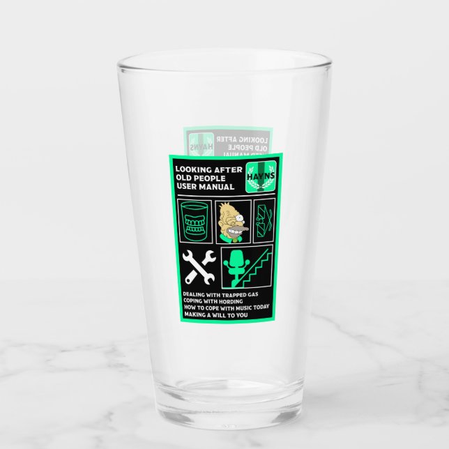 Wie man alte Menschen versteht Glas (Vorderseite)