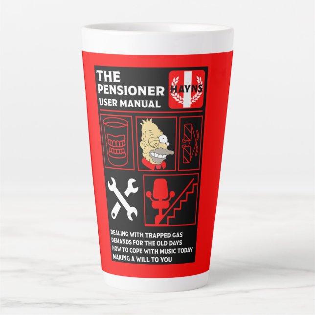 Wie man alte Menschen versteht Milchtasse (Vorderseite)