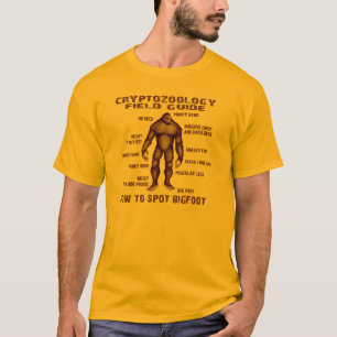 WIE man BIGFOOT - Cryptozoology-Feld-Führer T-Shirt