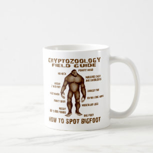 WIE man BIGFOOT - Cryptozoology-Feld-Führer Tasse