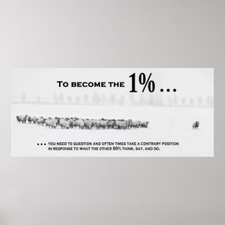 Wie man dem exklusiven 1% Club beitritt Poster
