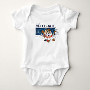 Wie man ein Ziel mit TAZ™ feiert Baby Strampler
