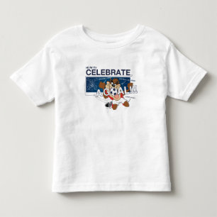 Wie man ein Ziel mit TAZ™ feiert Kleinkind T-shirt