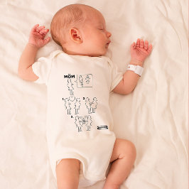 Wie man eine Gay Mama Instruction Sheet Parody zus Baby Strampler