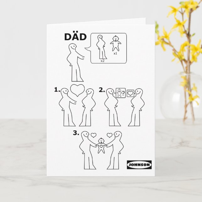 Wie man eine Gay Vater Instruction Sheet Parody zu Karte (Gelbe Blume)