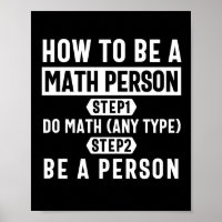 Wie man eine mathematische Person ist