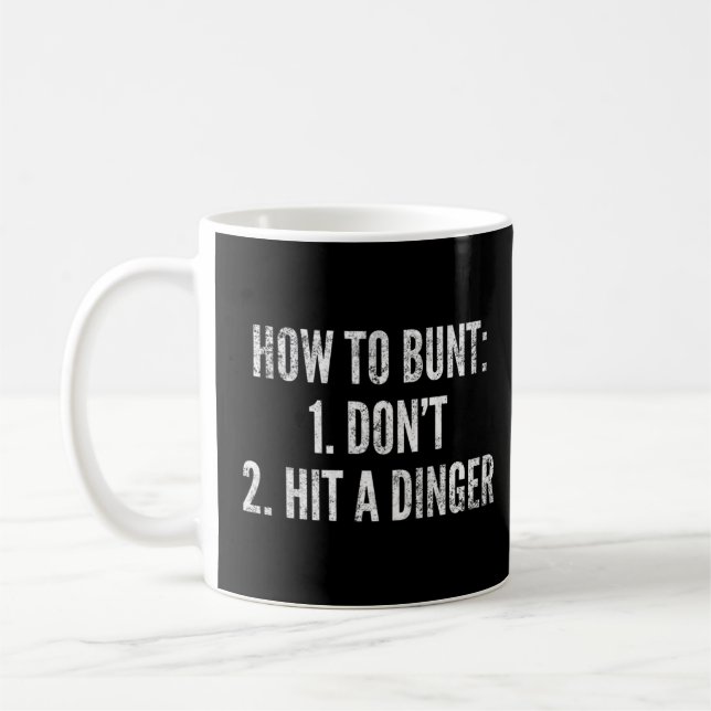 Wie man einen Dinger Baseball Player-Zuhause-Run a Kaffeetasse (Links)