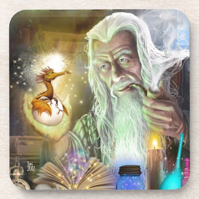 Wie man einen Drachen macht Getränkeuntersetzer (Vorderseite)