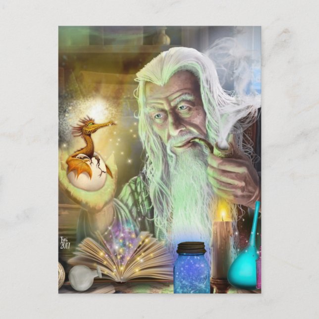 Wie man einen Drachen macht Postkarte (Vorderseite)