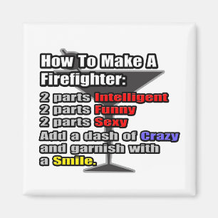 Wie man einen Feuerwehrmann macht Magnet