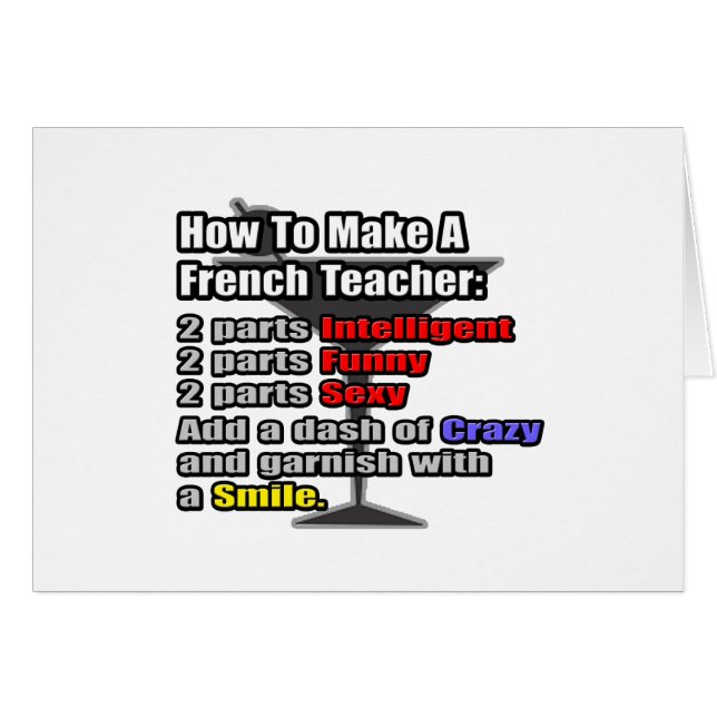 Wie man einen Französischlehrer macht (Vorderseite (Horizontal))