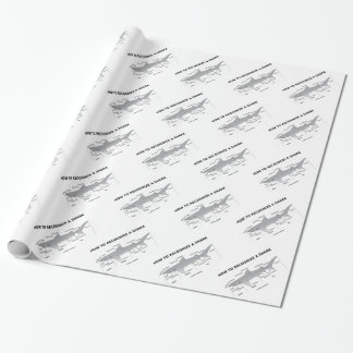 Wie man einen Haifisch erkennt (Biologie-Spaß) Geschenkpapier