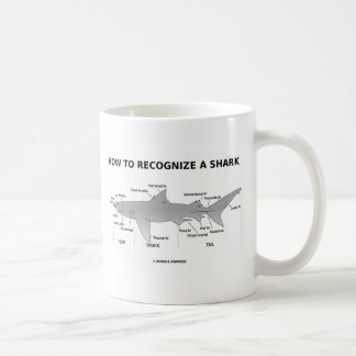 Wie man einen Haifisch erkennt (Biologie-Spaß) Tasse