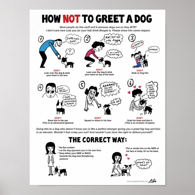 Wie man einen Hund (11" x 14") kid-freundlich nich Poster (Vorne)