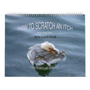 WIE MAN EINEN JUCKREIZ KRAULT von A. Gray Duck 202 Kalender