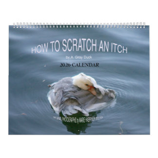 WIE MAN EINEN JUCKREIZ KRAULT von A. Gray Duck 202 Kalender