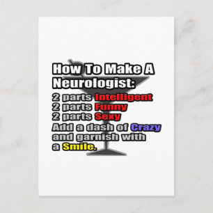 Wie man einen Neurologen macht Postkarte