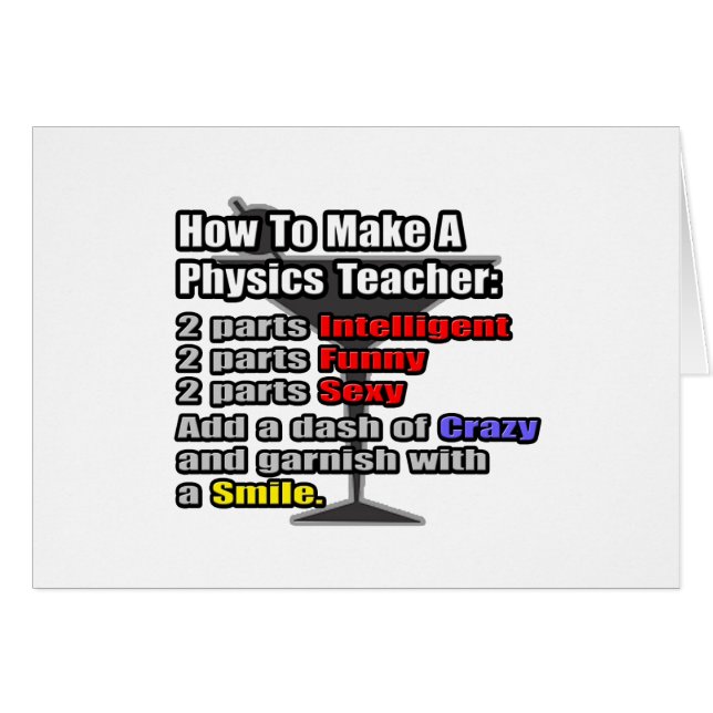 Wie man einen Physiklehrer macht (Vorderseite (Horizontal))