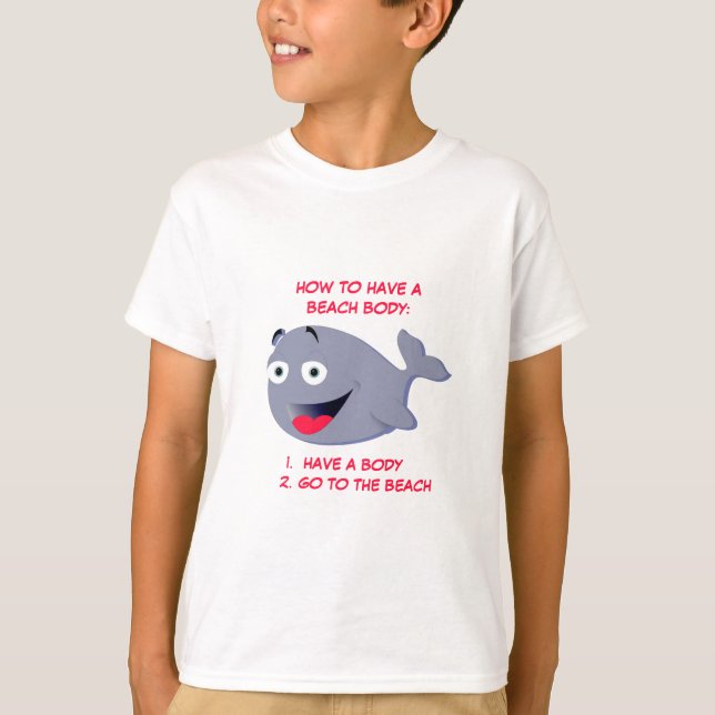 Wie man einen Strandkorpus hat, lustiger Sommer T-Shirt (Vorderseite)